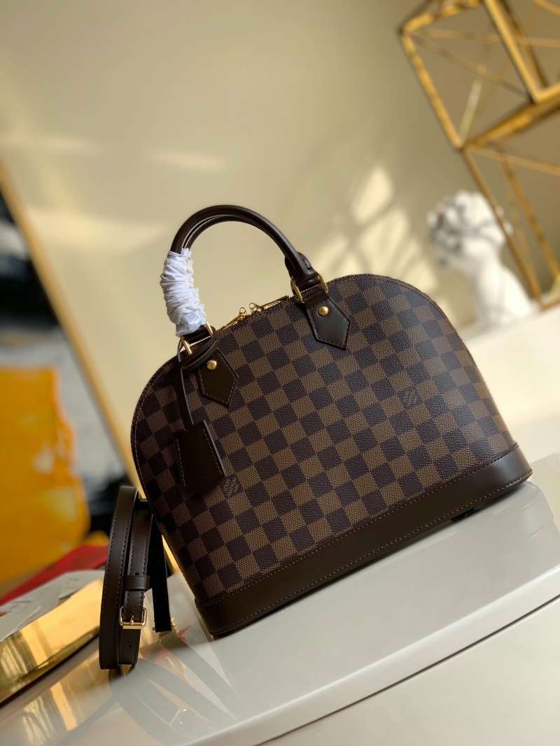N53151 LV Alma 小號手袋 Damier Ebene 帆布貝殼包