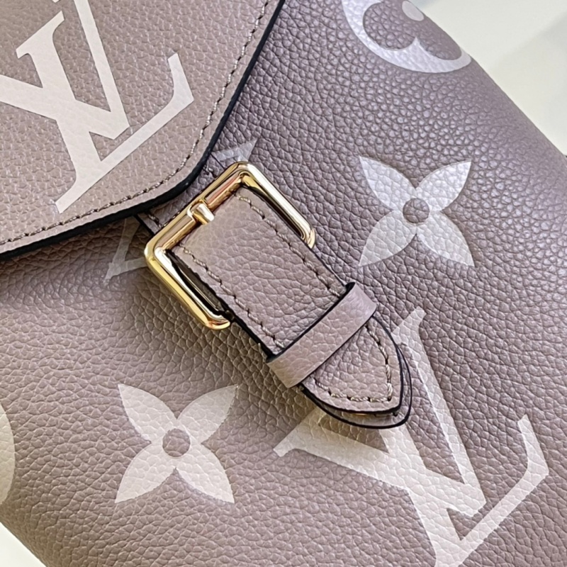 M45764 LV TINY 雙肩包 Monogram 涂層帆布女士背包 粉色
