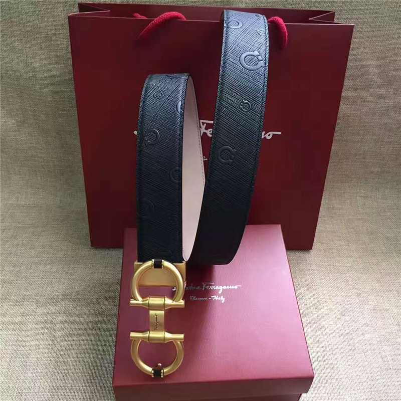 Salvatore Ferragamo 菲拉格慕 原廠特供進(jìn)口雙面原版皮 正裝腰帶