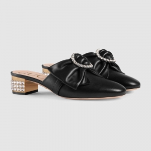 481163 GUCCI �ɲ�ж �錚�����Y(ji��) Ƥ�� �͸�����Ь ��ɫ