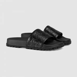 431070 �ቺGucci Signature��Ƥ �����e��Ь ӡ����Ь ��ɫ
