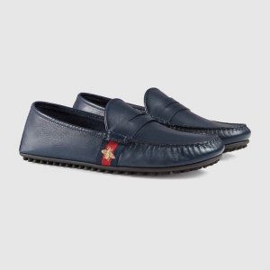 407635 GUCCI �������۷��b� ��Ƥƽ����Ь �{܇Ь �{ɫ