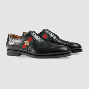 407300 GUCCI �۷�Ϳ����b� �⻬��Ƥ ϵ�����bЬ ��ɫ