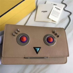 2346-A Fendi 2017�¿� ����СţƤ 朗l��б���  ��ɫ