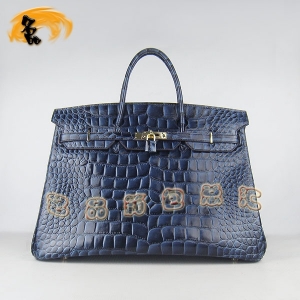 6099 Hermes Birkin �K��� ���R���{�~�y 40cm ����� Hermes 40Birkin ���{ɫ���