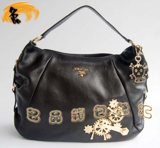 69526 Prada���¿� �����_�r��Ůʿ�μ�� Prada�M��ţƤŮ�� ���t�b� ���ɫ