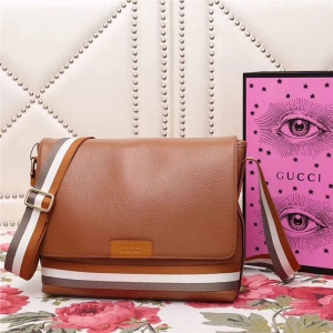 281422 GUCCI ��ʿ�̄�(w��)���e ��Ƥ �μ�б��� ��ɫ