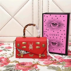 488715 Gucci ottilia 2017�ﶬϵ�� ײɫ��Ƥ ���x(ch��ng)ӡ�� ����� �tɫ