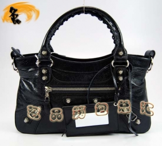 084324 Balenciaga����� �������҆μ�� �M��ţƤ����r��Ů�� ��ɫ