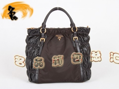 BN1790 �����_���¿��ް�ϵ����ƤŮ�� Prada����� Pradaб��� ��ˮ������ ��ɫ