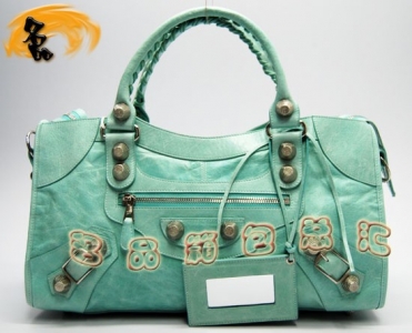 173082A  Balenciaga�μ�� ������������� �M��ţƤ��(j��ng)��r��Ů�� �C܇�� ��ˮ�Gɫ