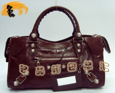 173082A  Balenciaga�μ�� �M��ţƤ��(j��ng)��r��Ů�� ������������� ���ɫ