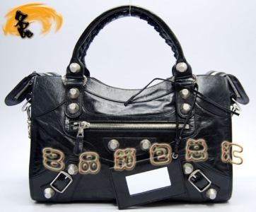 173084A  Balenciaga����� �������҆μ�� �M��ţƤ��(j��ng)��r��Ů�� �C܇�� ��ɫ