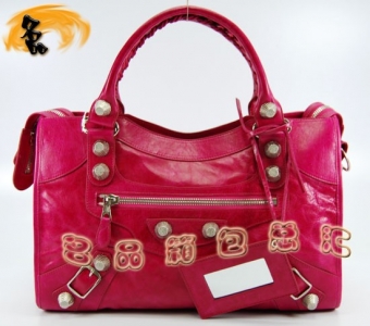 173084A  Balenciaga�μ�� ������������� �M��ţƤ��(j��ng)��r��Ů�� �C܇�� õ�tɫ