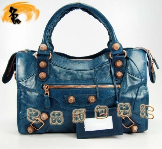 173084C  Balenciaga����� �������҆μ�� �M��ţƤ��(j��ng)��r��Ů�� �C܇�� ���{ɫ