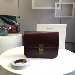 ِ��Celine boxŮ�� ِ�ն����� Celine CLASSIC��̖ �μ�б��� �t��ɫ