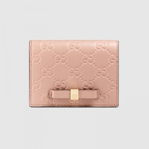 406924 Gucci Signatureϵ�� �ቺƤ�� �����Y(ji��) ��Ƭ�A �\��ɫ