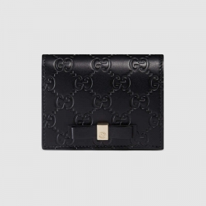 406924 Gucci Signatureϵ�� �ቺƤ�� �����Y(ji��) ��Ƭ�A ��ɫ