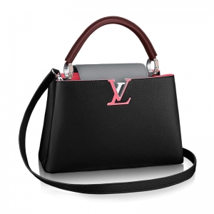 M42916 LV Capucines С̖�ִ� LV�μ�б��� LVȫƤŮ�� �����