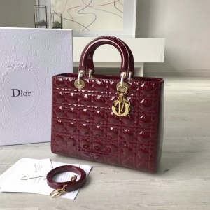Dior�ϊW Lady Dior��������� �߸��̖ �Ƽtɫ��Ƥ ���