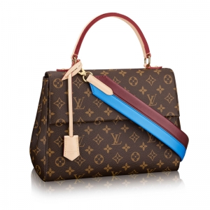 M42735 LV CLUNY MM ��̖(h��o)�ִ� LV Monogram �ϻ�ϵ�� �����{(l��n)Ƥ�|(zh��)�玧