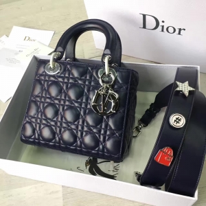 Dior LADY DIORС��Ƥ����� 2017�¿�ϊW���´����� �{ɫ