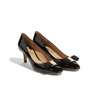 685224 Ferragamo������Ľ VARA ��Ƥ �����Y(ji��)�߸�Ь ��ɫ