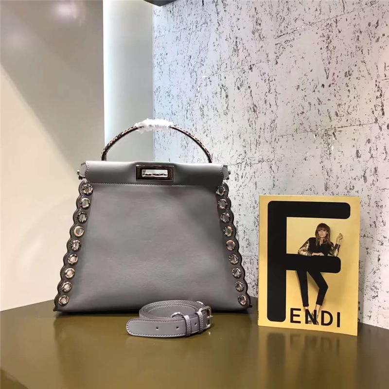 8106M FENDI�ҵ� PEEKABOO��̖ �\��Ƥ���h߅�� ����� ��ɫ
