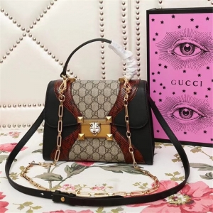 476435 GUCCI GG Supreme�߼�(j��)���췫����Ƥ�� ����� ��ɫ