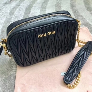 5BH118B MIUMIU�����¿� �ް�С��Ƥ ���C(j��)�� ��ɫ