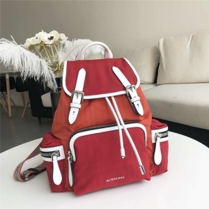 40765121 Burberry ��̖ The Rucksack ƴɫ����Ƥ�� ܊�ñ��� �ȼtɫ
