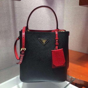 1BA212 Prada New Double ײɫ�{�~ţƤ �����_(d��)����� ��ƴ�t