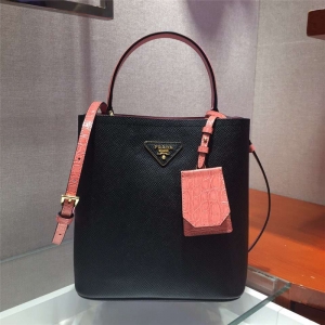 1BA212 Prada New Double ײɫ�{�~ţƤ �����_(d��)����� ��ƴ��