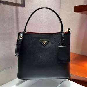 1BA211 Prada New Double�ִ� �����_(d��)���� ��̖(h��o) PradaƤ������� ��ɫ