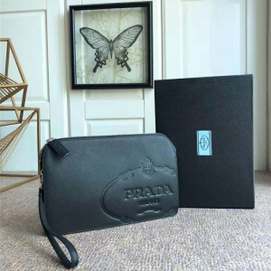 2VF056 Prada�п��ְ� Saffianoʮ�ּyţƤ �zӡ�՘� �����_���ð� ��ɫ