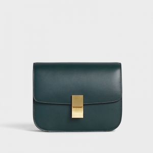 ِ��Celine boxŮ�� CLASSIC��̖(h��o)����СţƤ�ִ� ِ�ն����� ī�Gɫ