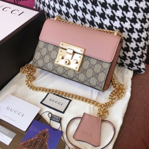 409487 Gucci Padlockϵ��С̖(h��o)GG�米�� ���Y�μ�� ��ɫ