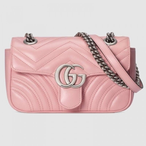 446744 Gucci���Y�پWŮ�� GG Marmontϵ�������ִ� ��ɫ