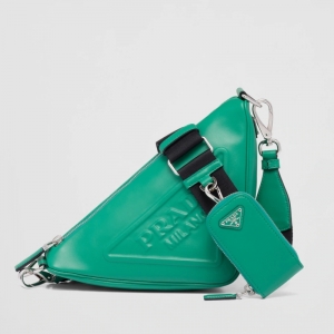 1BH190 �����_Prada Triangle Ƥ�����ǰ� PradaŮ�� �Gɫ