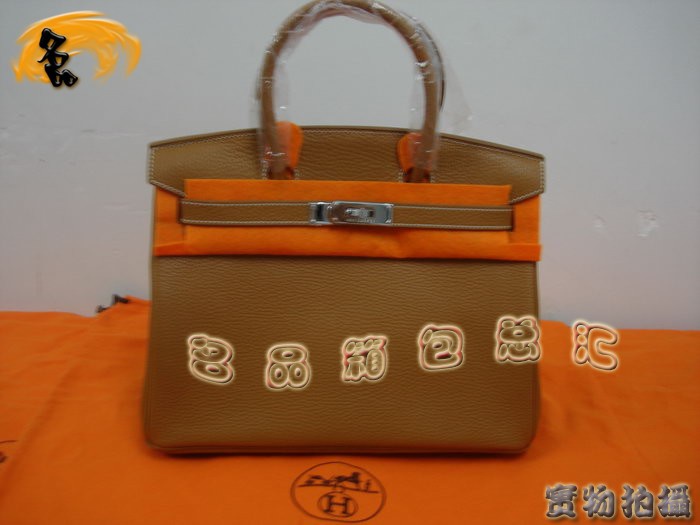 Hermes 手提包 Hermes女包 Hermes Birkin鉑金包 Hermes 30 Birkin 荔枝紋