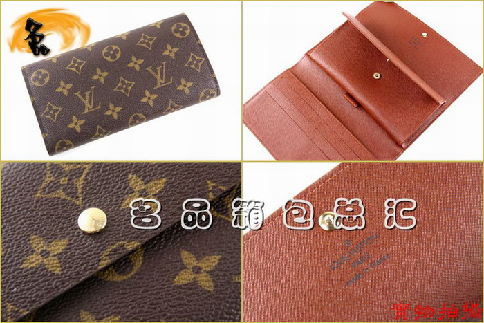 M61215 LV中長款錢包 LV女包 LV錢夾 LV新款 LV經(jīng)典老花
