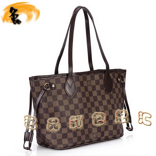 N51109 Louis Vuitton LV女款 LV手提包 LV經典棋盤格 LV女包 NEVERFULL系列