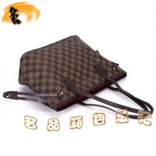N51109 Louis Vuitton LV女款 LV手提包 LV經典棋盤格 LV女包 NEVERFULL系列