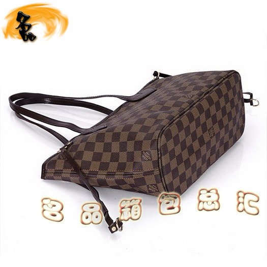 N51109 Louis Vuitton LV女款 LV手提包 LV經典棋盤格 LV女包 NEVERFULL系列