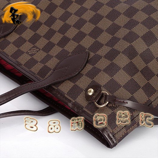 N51109 Louis Vuitton LV女款 LV手提包 LV經典棋盤格 LV女包 NEVERFULL系列