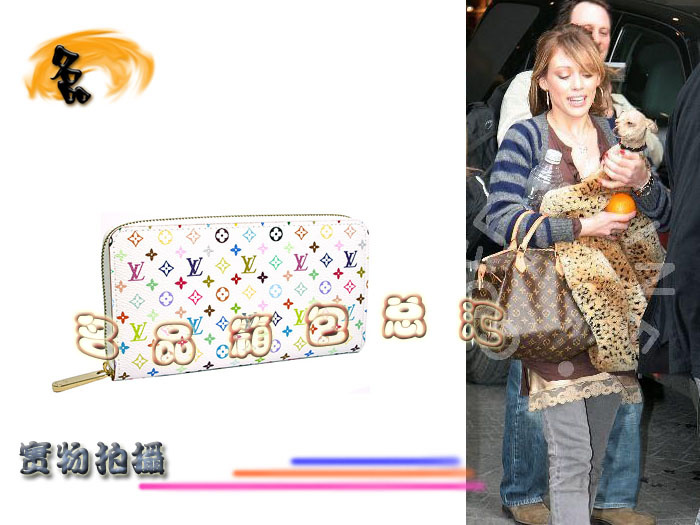 M60049 LV錢包 LV村上隆設計 LV經(jīng)典三三彩 LV33彩 LV女包