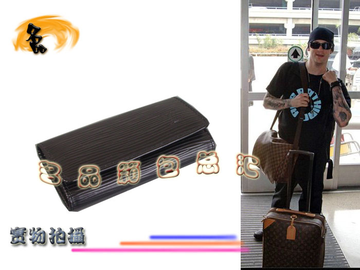 M63822 Louis Vuitton LV黑色水波紋鑰匙包 LV鑰匙包 LV男包