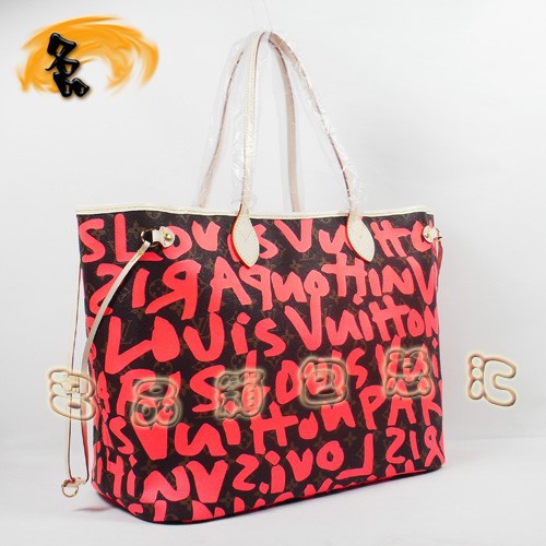 M93701 LV新款 Neverfull 涂鴉系列 女士手提包 LV時尚女包 LV單肩包 LV手袋