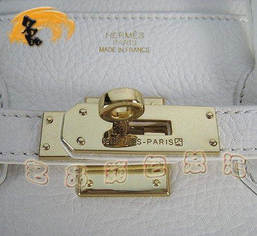 6089 Hermes 35 Birkin Hermes新款 Birkin系列 鉑金包 Hermes荔枝紋 女士手提包