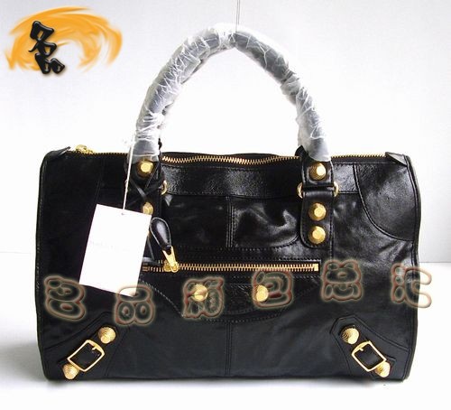 084324B 超A1:1品質(zhì)新款牛皮女包 BALENCIAGA手提包 巴黎世家經(jīng)典款機車包